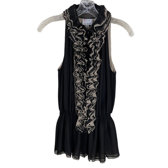 Robert Rodriguez for Target Sheer Ruffle Top - Picture 5 of 8